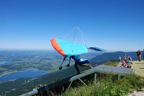 hang glider flight in germany