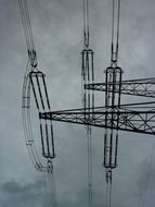 graphic image of high voltage lines