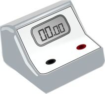 painted ammeter