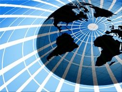globalization earth drawing