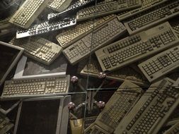 old broken keyboards