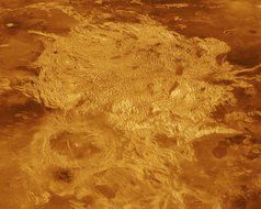 the surface of the planet venus