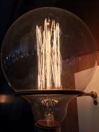 light bulb in the laboratory