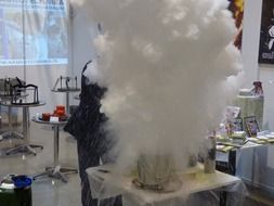 experiment with liquid nitrogen