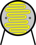 round light, illustration