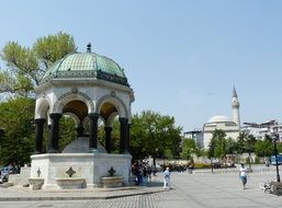 fountain in istanbul park