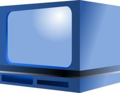 blue tv picture