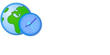 globe clock drawing