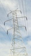 high voltage electric pole