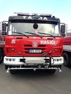 fire truck parked