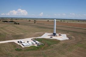 rocket on the launchpad