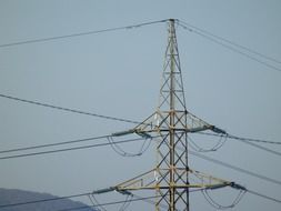 Photo of high voltage power poles