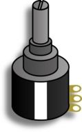 variable resistor on a white background