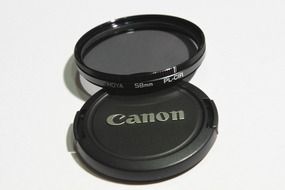 polarizer of a company Canon