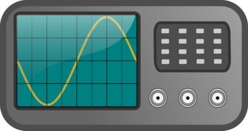oscilloscope drawing