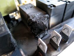burnt relay