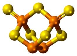 phosphorus sulfide molecule model drawing