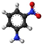 nitroaniline, 3d model of molecule