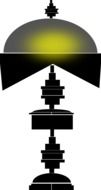 graphic image of a table lamp