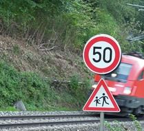 speed limit on the railway