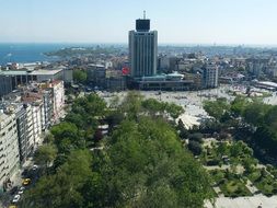 view of the center of Istanbul