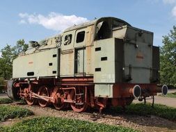 Rusty old locomotive