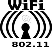 wifi wireless 802 11 as a drawing