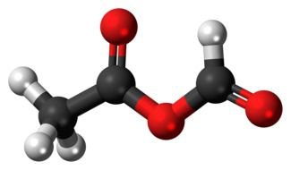 acetic formic anhydride molecule as a drawing