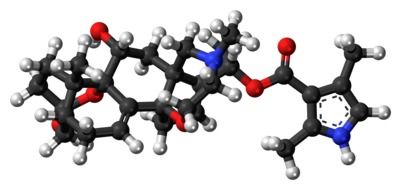 Batrachotoxin molecule clipart