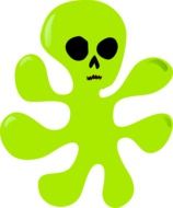 alien space blob drawing