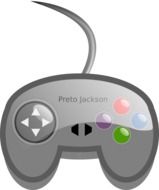 videogame controller, drawing