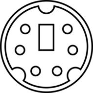 drawing port in electronics
