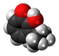 alpha-tujaplicin molecule in chemistry