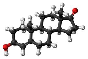 dehydroepiandrosterone molecule in chemistry