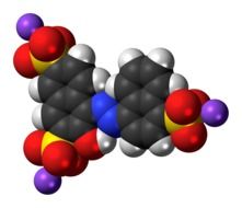 sodium amaranth molecule in chemistry