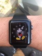 smart watch on a child's hand
