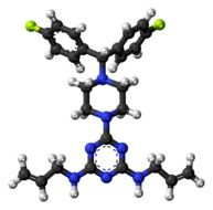 Almitrin molecule in chemistry