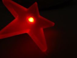 plastic red star