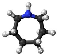 azepane molecule, heterocycle, drawing