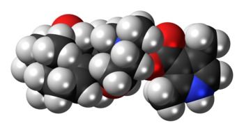 poison molecule in chemistry on white background
