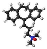 graphic image of amitriptyline oxide molecule