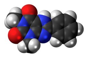 atom model phenyltheophylline