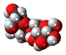 model of allolactose molecule in chemistry