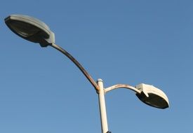 street lamp for two lamps
