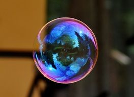soap bubble float