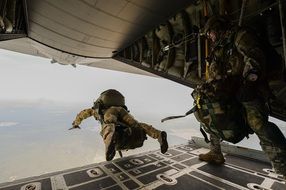 parachuting for the military