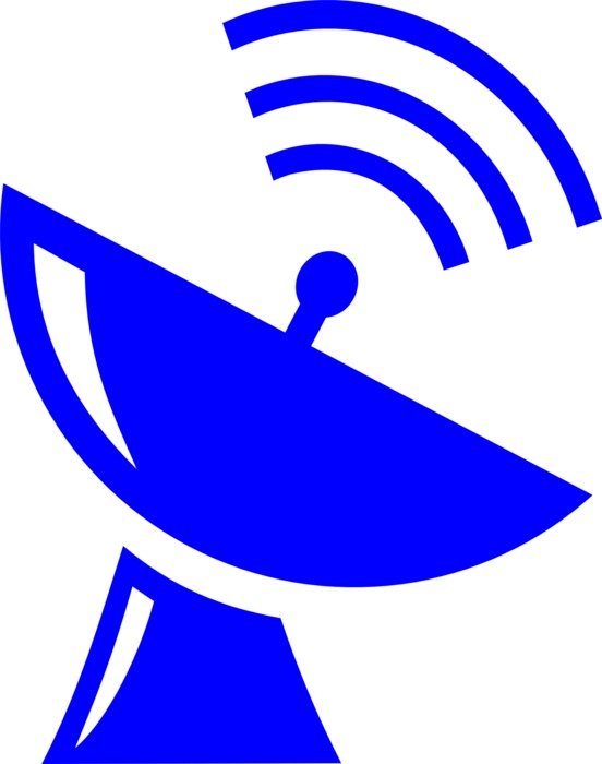 clipart of the blue transmitter