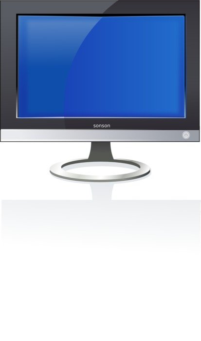 monitor flatscreen drawing