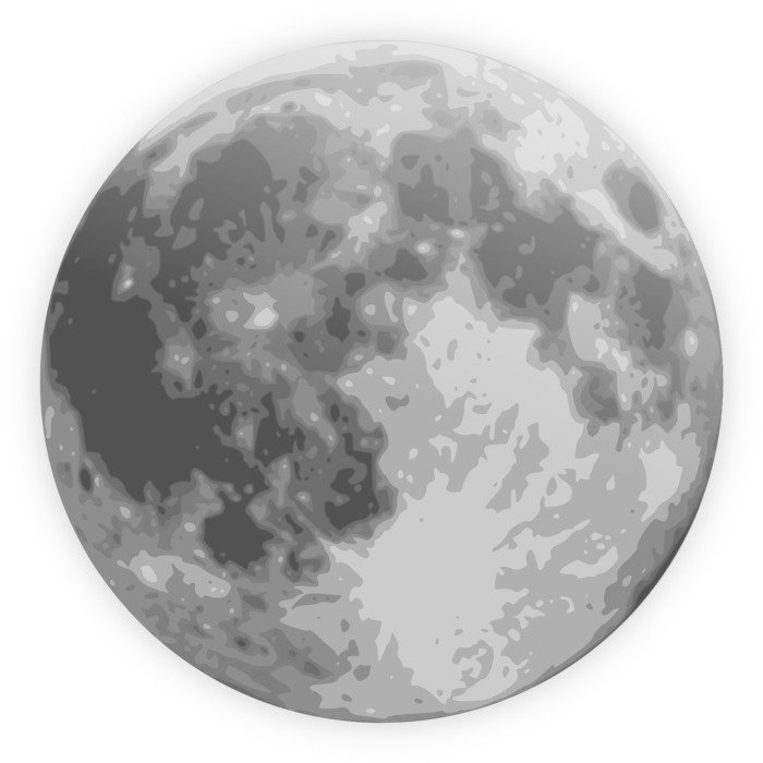 clipart of the moon