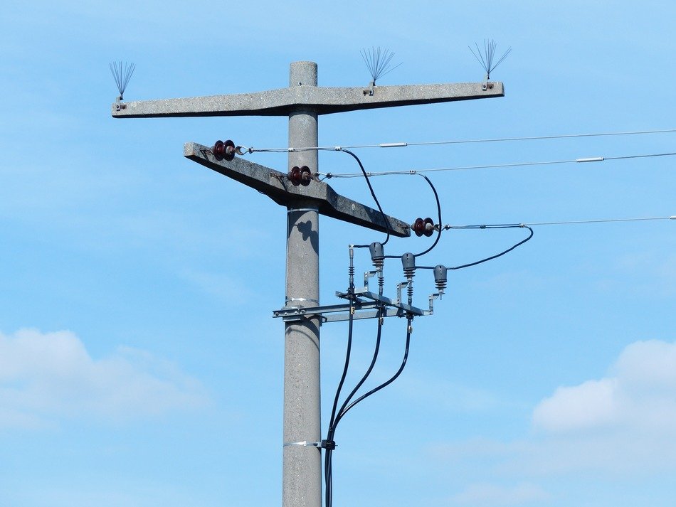 Stromast against the blue sky
